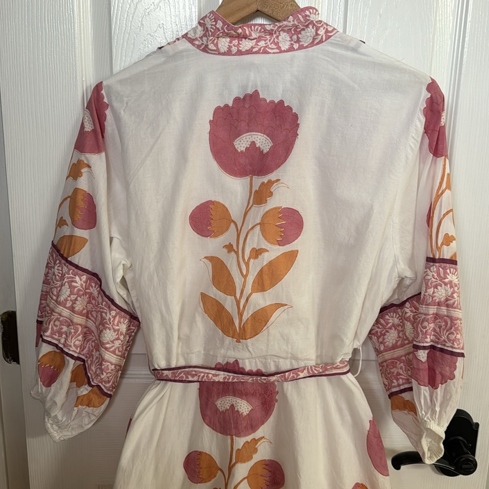 Anthropologie Sue Sartor flounce shorty dress L - Picture 6 of 16